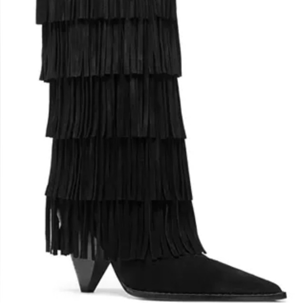 Michael Kors boots, a sleek point toe and an easy slip-on design.